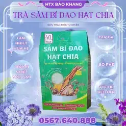 TRÀ TÚI LỌC SÂM BÍ ĐAO HẠT CHIA BẢO KHANG
