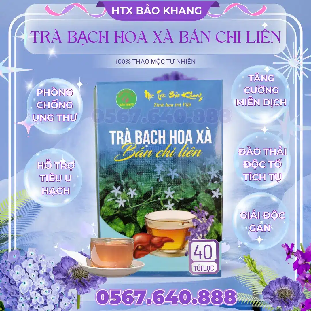 Trà Túi Lọc Bạch Hoa Xà Bán Chi Liên Bảo Khang