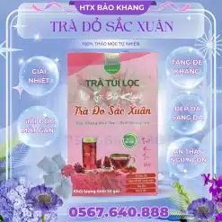 Trà Túi Lọc Đỏ Sắc Xuân Bảo Khang