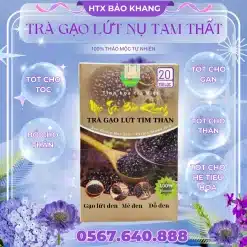 Trà Túi Lọc Gạo Lứt Tím Than Bảo Khang