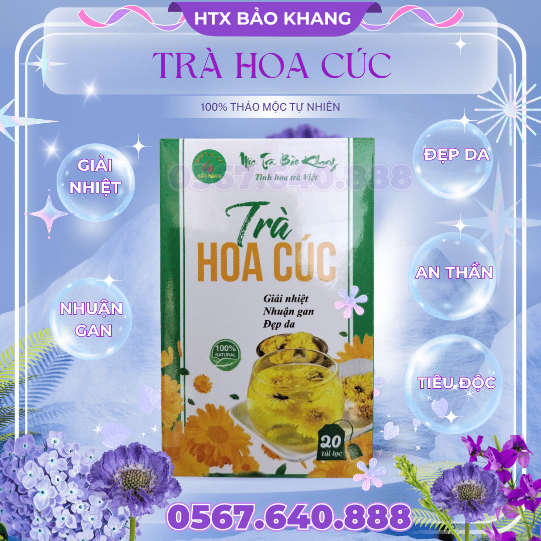 Trà Túi Lọc Hoa Cúc Bảo Khang