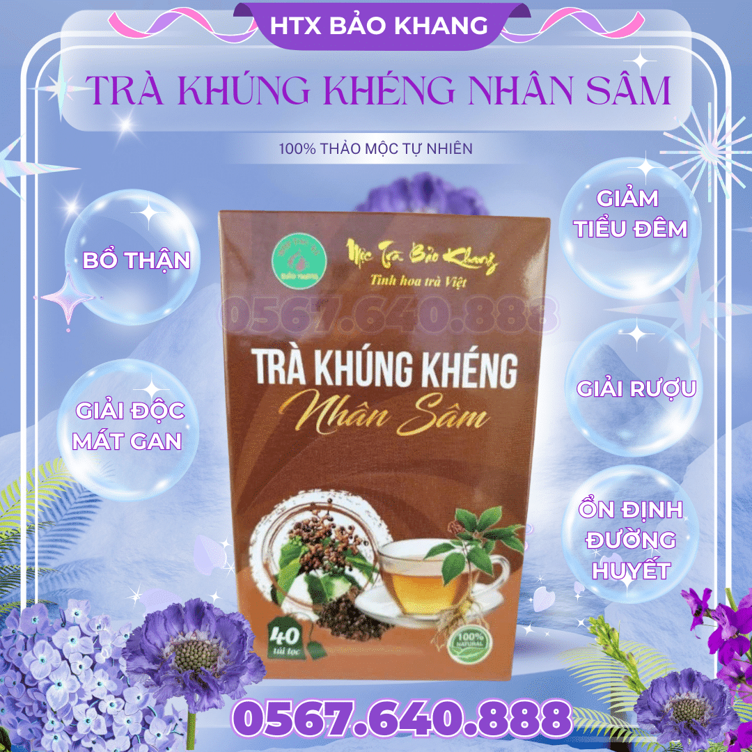Trà Túi Lọc Khúng Khéng Nhân Sâm Bảo Khang