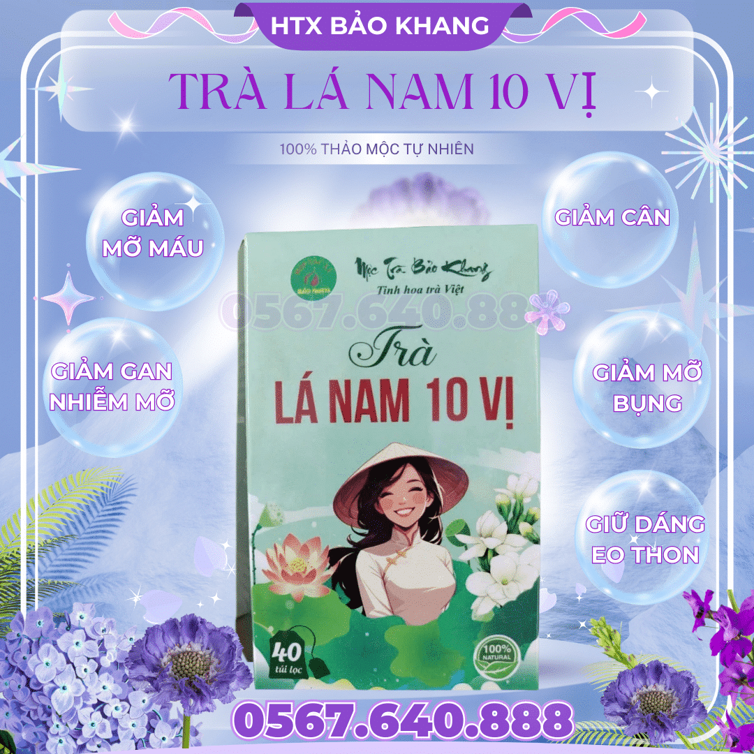 Trà Túi Lọc Lá Nam 10 Vị Bảo Khang