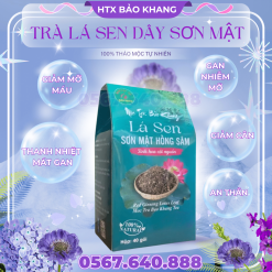 Trà Túi Lọc Lá Sen Sơn Mật Hồng Sâm Bảo Khang