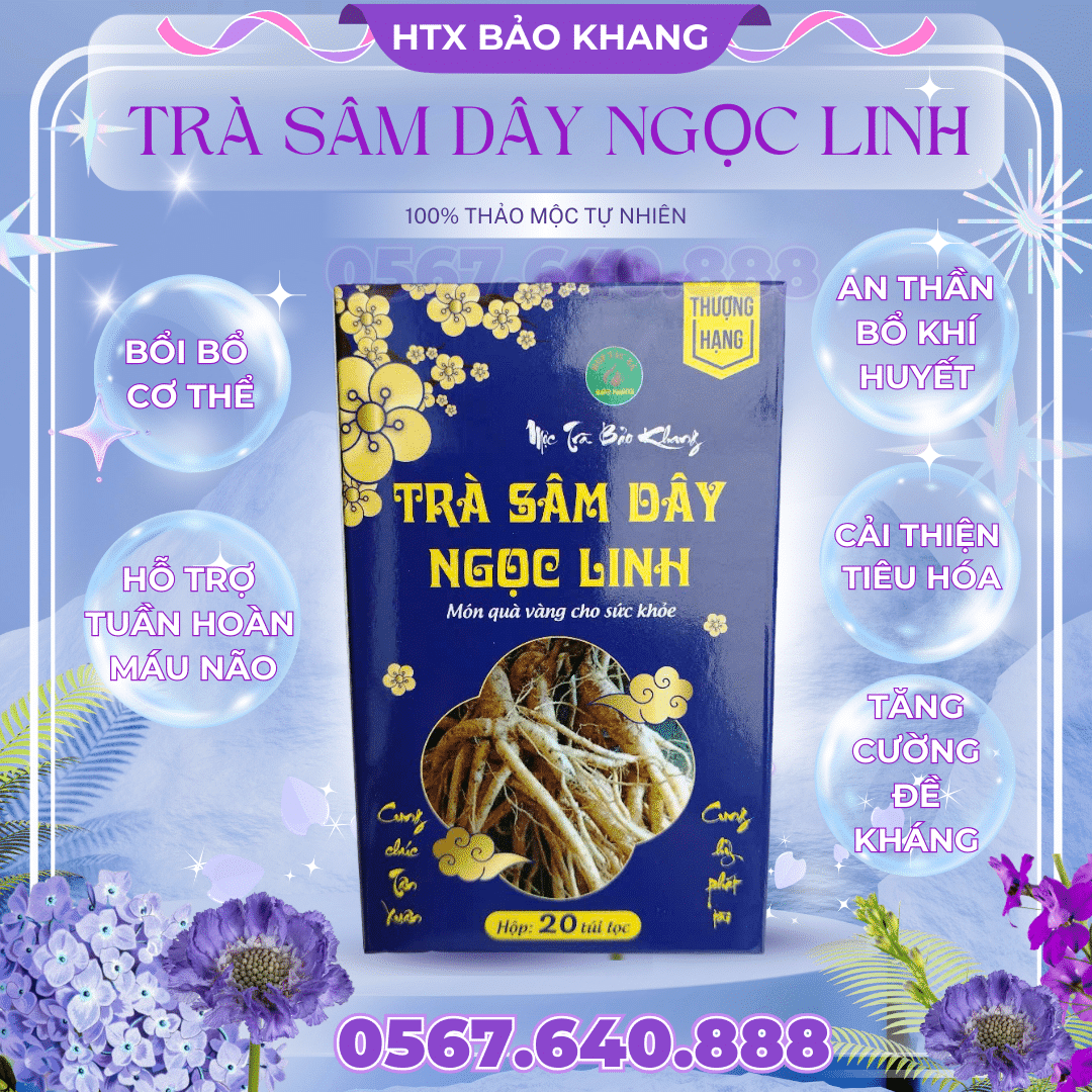 Trà Túi Lọc Sâm Dây Ngọc Linh Bảo Khang