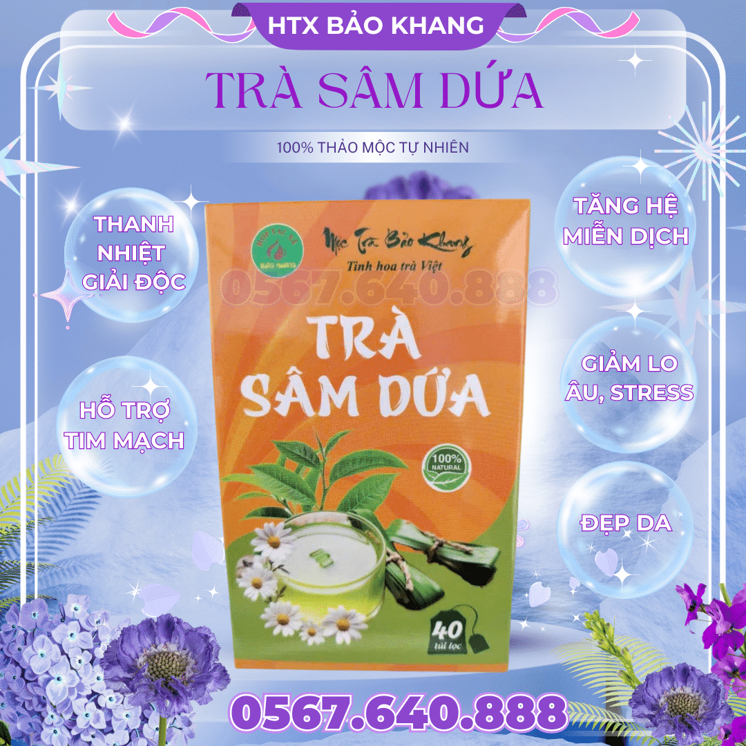 Trà Túi Lọc Trà Sâm Dứa Bảo Khang