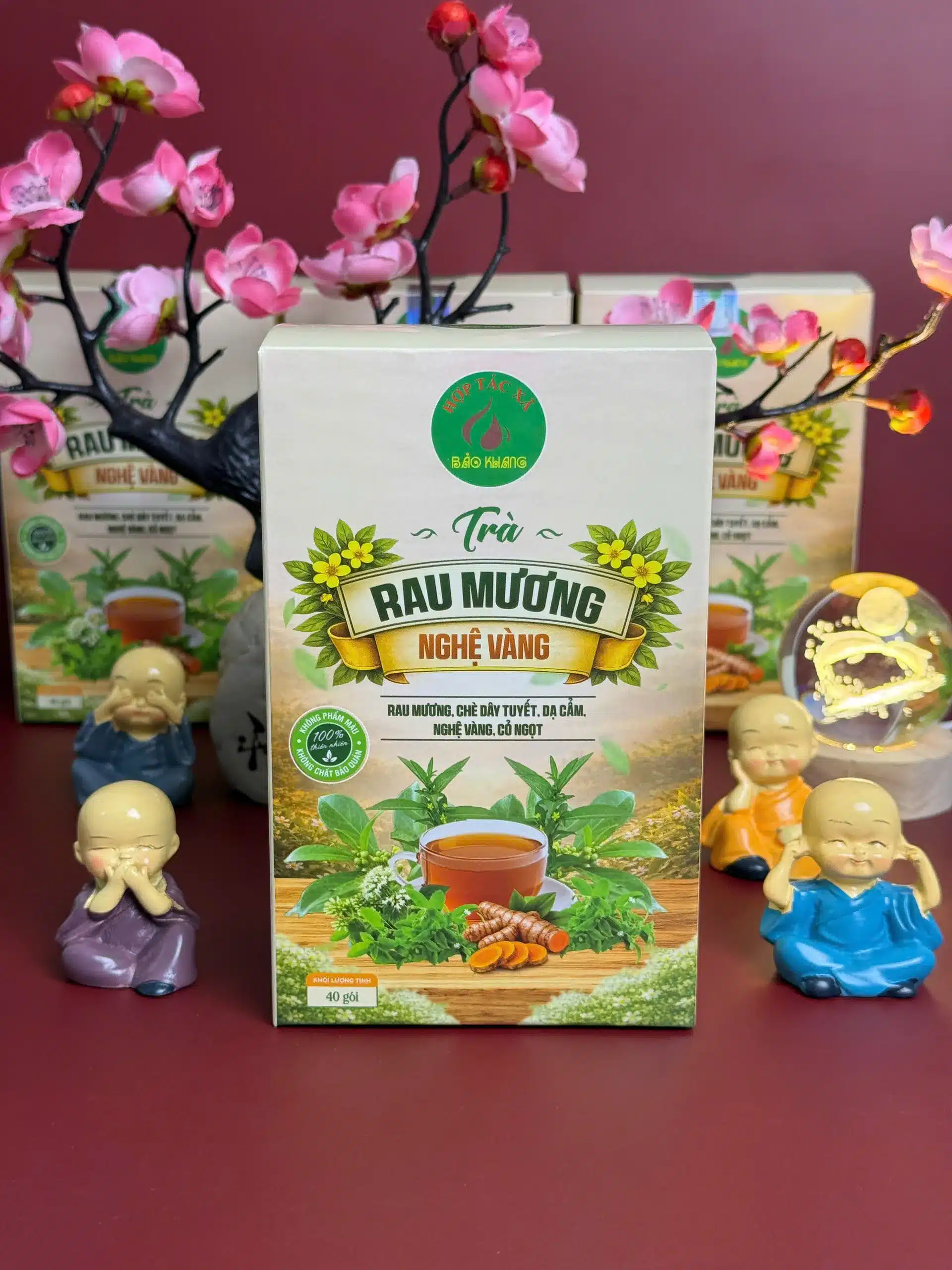 Trà túi lọc rau mương nghệ vàng 1