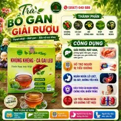 Trà Bổ Gan Giải Rượu Bảo Khang