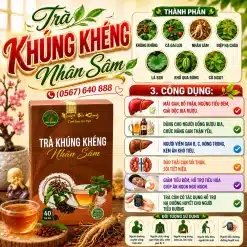 Trà Túi Lọc Khúng Khéng Nhân Sâm Bảo Khang
