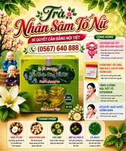 Trà Túi Lọc Sâm Tố Nữ Bảo Khang