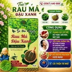 Trà Túi Lọc Rau Má Đậu Xanh Bảo Khang