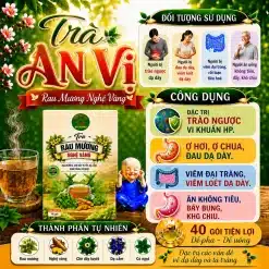 Trà Túi Lọc Rau Mương Nghệ Vàng Bảo Khang