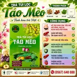 Trà Túi Lọc Táo Mèo Bảo Khang