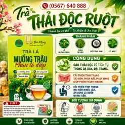 Trà Túi Lọc Thải Độc Ruột (Lá Muồng Trâu Phan Tả Diệp) Bảo Khang