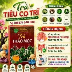 Trà Túi Lọc Bổ Trợ Tiêu Co Trĩ Bảo Khang
