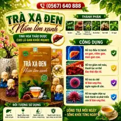 Trà Túi Lọc Xạ Đen Nấm Lim Xanh Bảo Khang